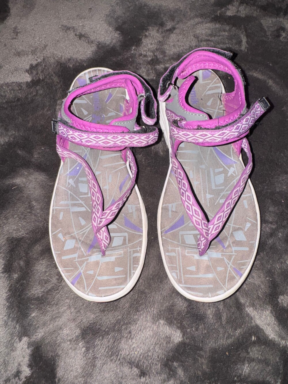 Kamik Tampa Purple Adjustable Strap Sandals size  7 Women's Lightweight Outdoor